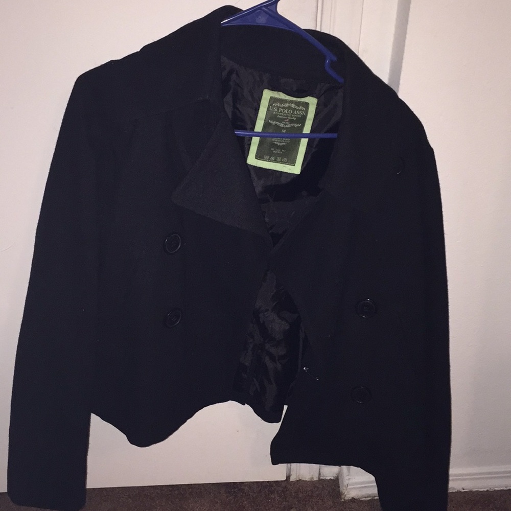 Black Pea coat